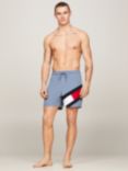 Tommy Hilfiger Iconic Flag Swim Shorts, Blue Coal