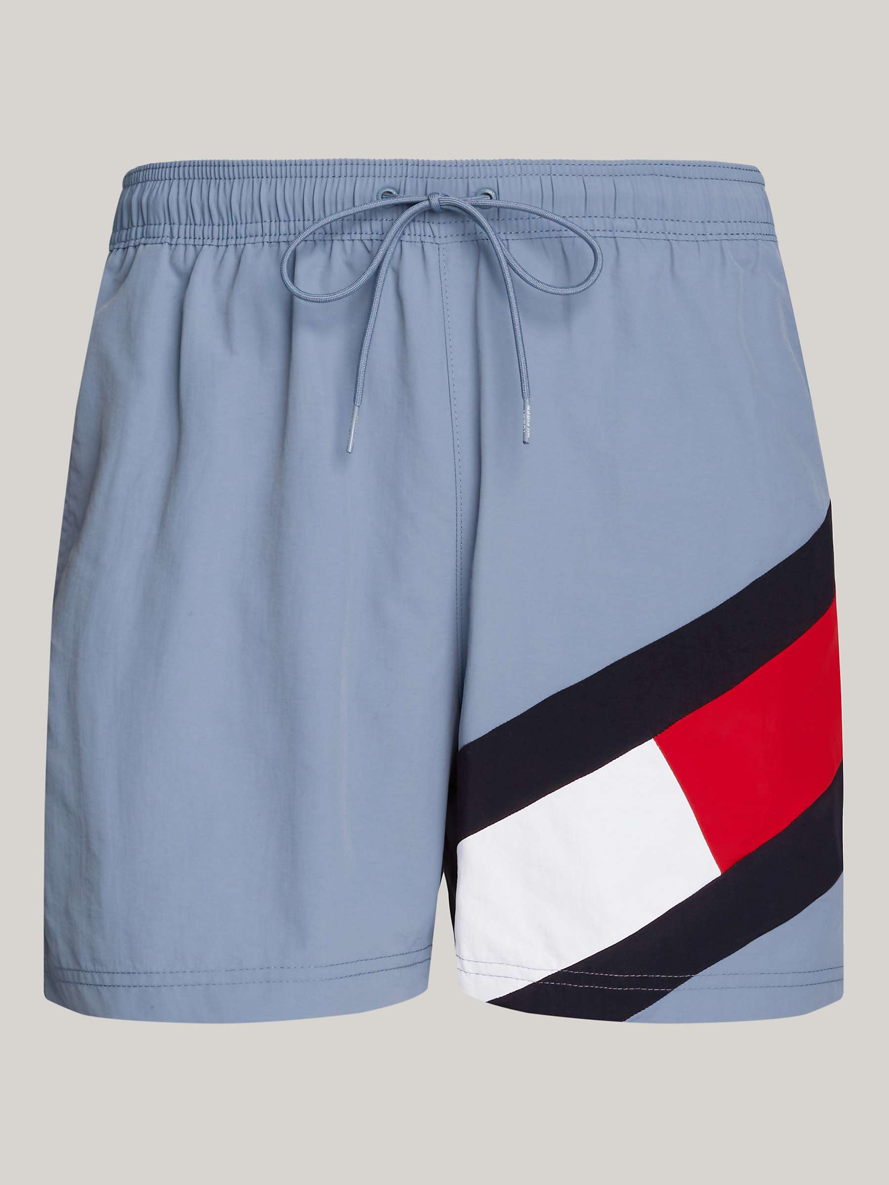 Buy Tommy Hilfiger Iconic Flag Swim Shorts, Blue Coal Online at johnlewis.com