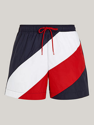 Tommy Hilfiger Flag Swim Shorts, Blue/Multi