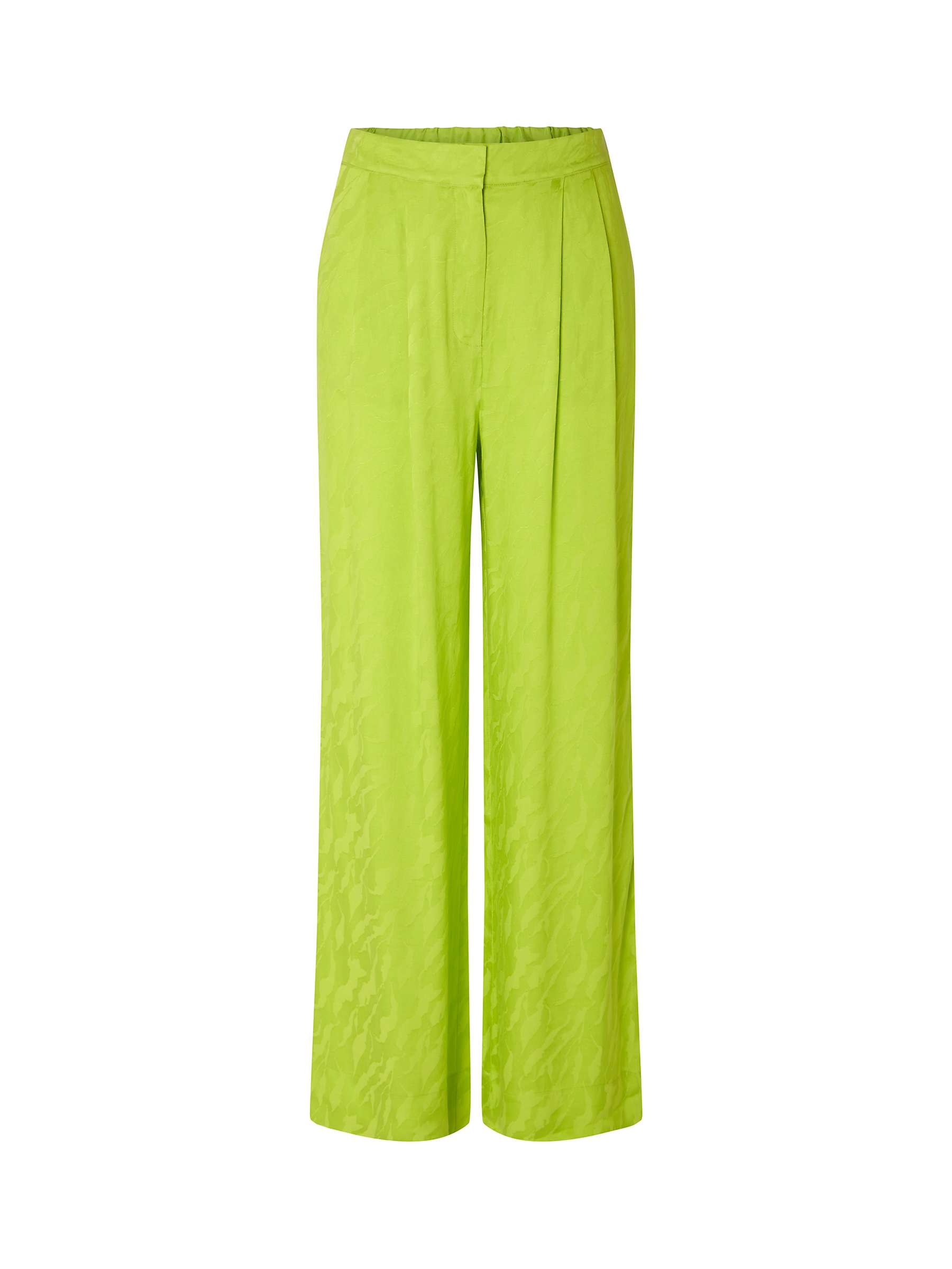 Buy SELECTED FEMME Constanza Straight Leg Trousers, Lime Green Online at johnlewis.com