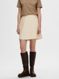 SELECTED FEMME Rita Mini Skirt, Birch, Birch