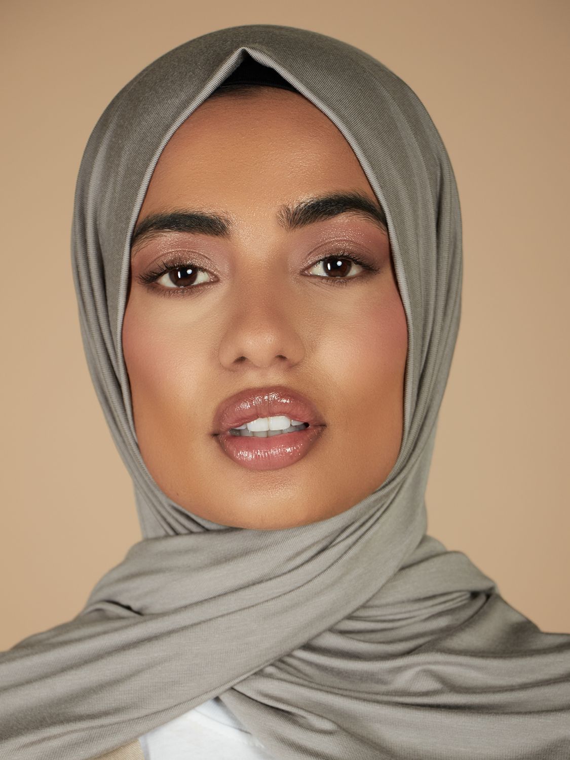 Aab Premium Jersey Hijab, Grey