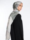 Aab Tonal Colour Block Hijab, Taupe