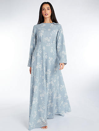 Aab Camellia Maxi Dress, Blue