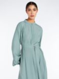 Aab Sage Jacquard Maxi Dress, Green Mid
