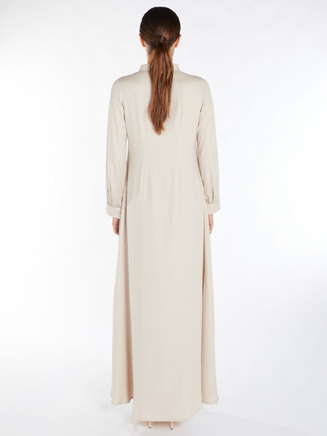 Aab Venetian Waters Maxi Dress, Grey Light, S Regular
