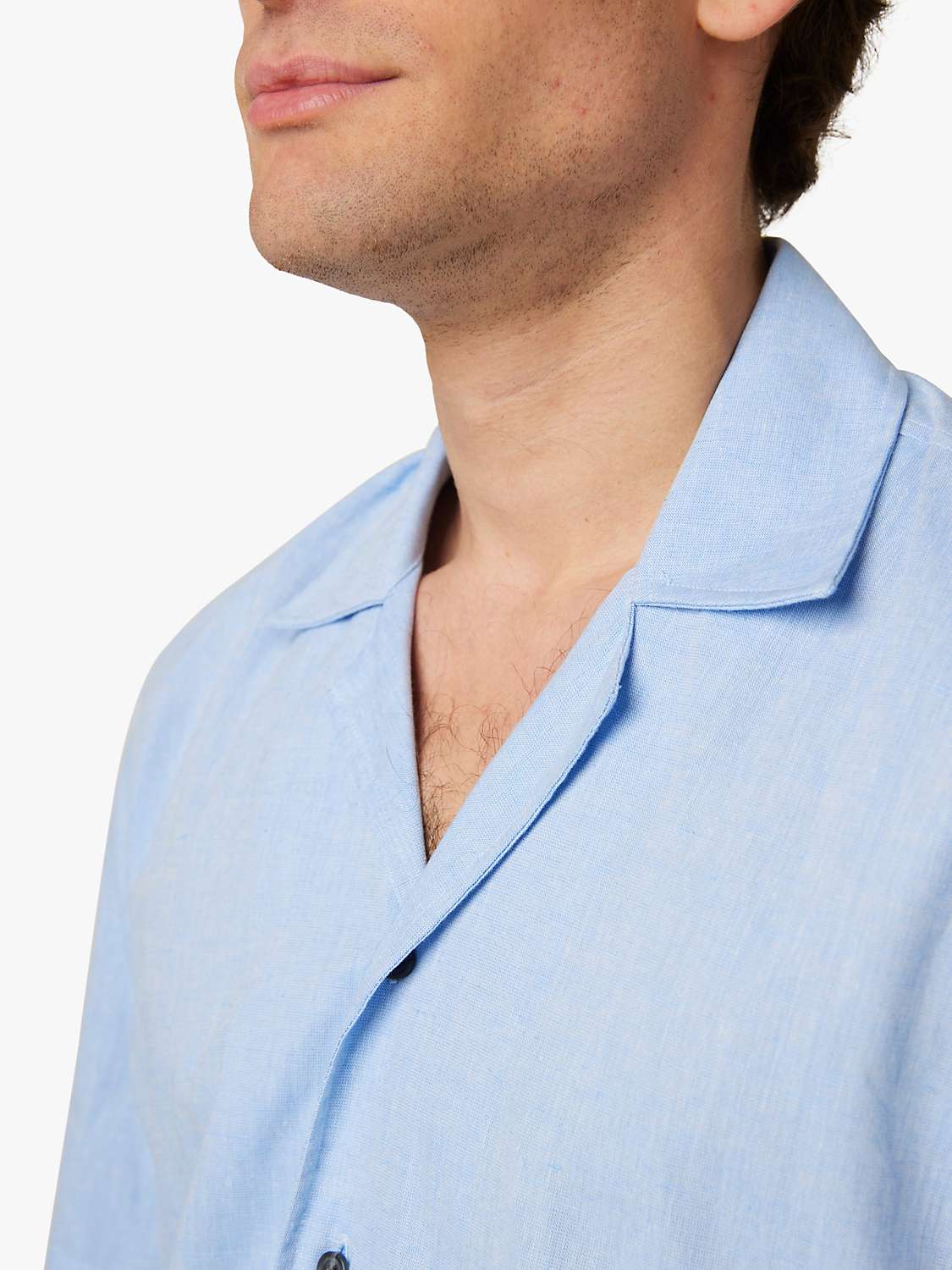 Buy Peregrine Plain Creek Short Sleeve Shirt, Blue Online at johnlewis.com
