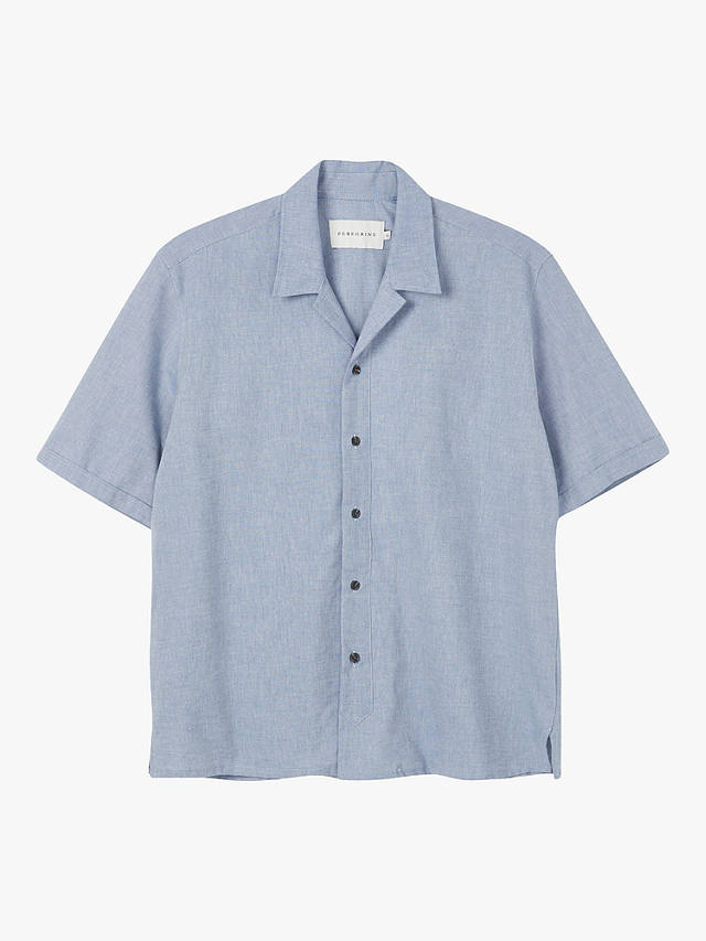 Peregrine Plain Creek Short Sleeve Shirt, Blue
