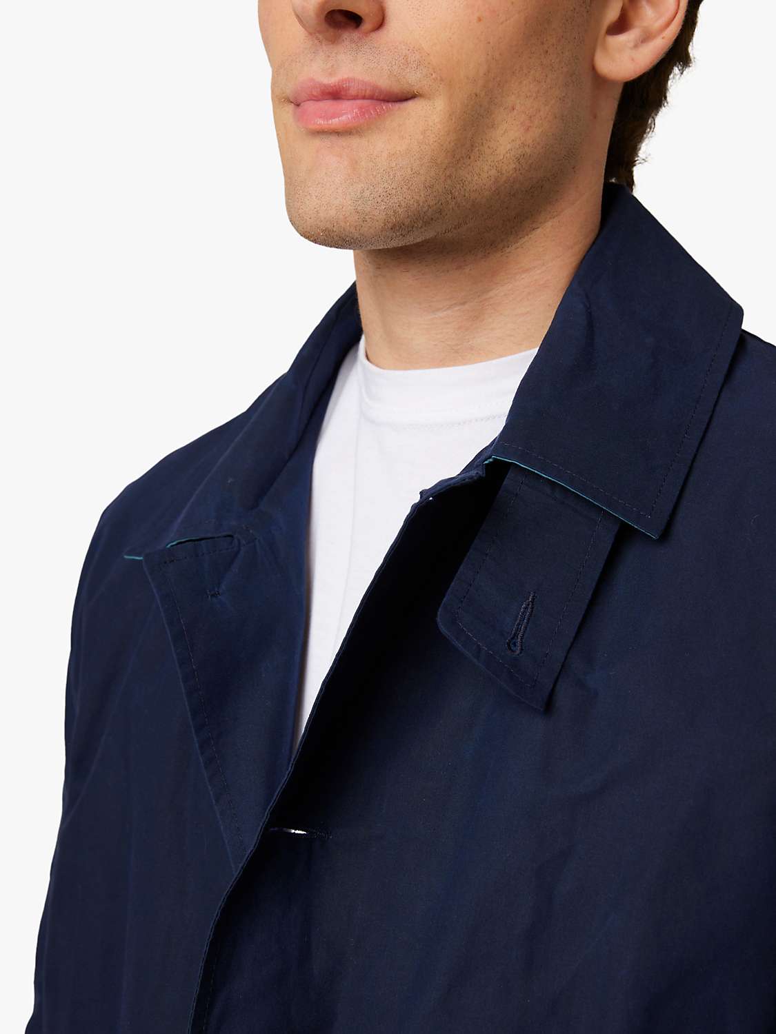 Buy Peregrine Woburn Hybrid Mac Jacket, Navy Online at johnlewis.com
