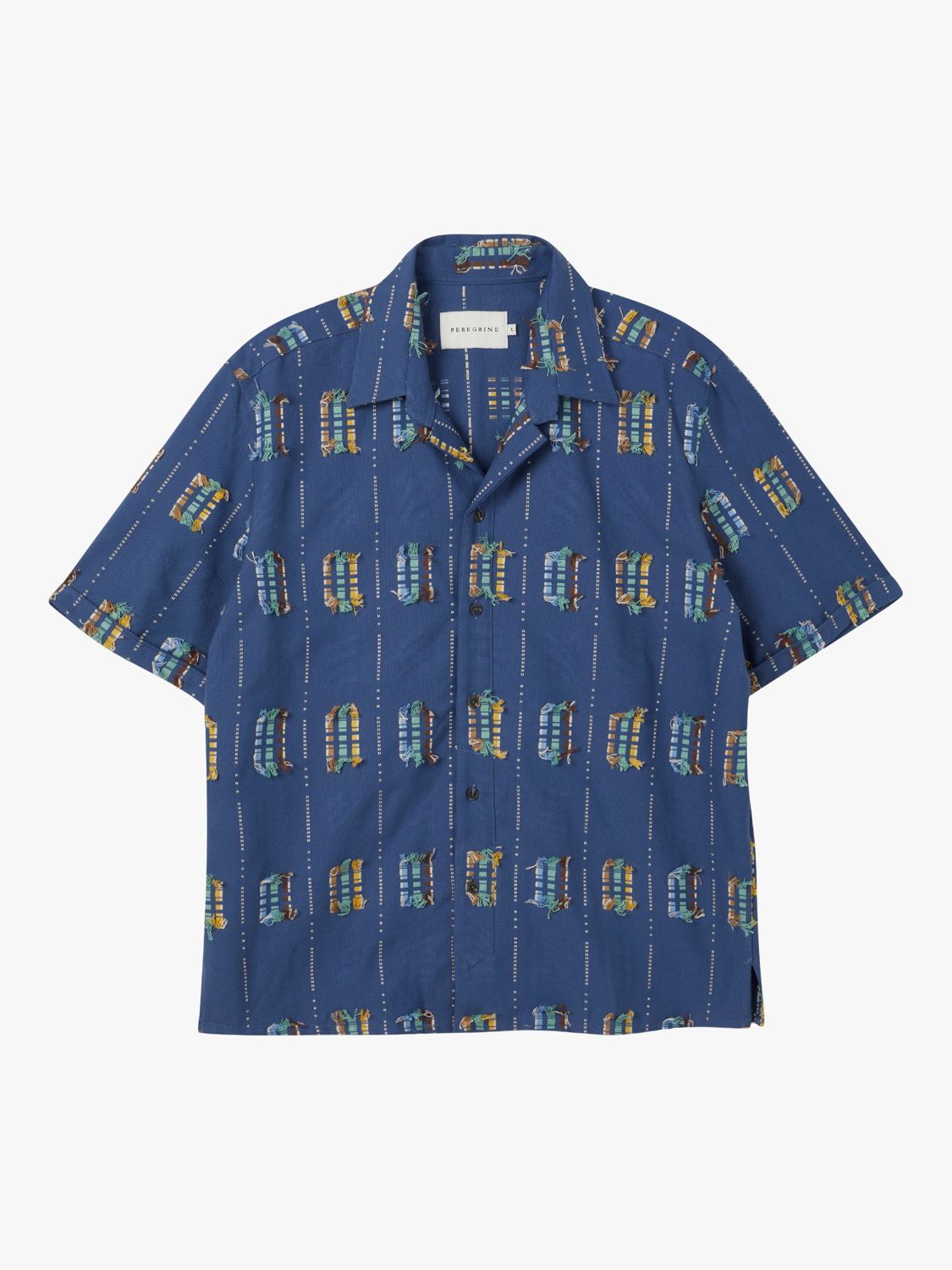 Peregrine Creek Short Sleeve Shirt, Blue/Multi, S
