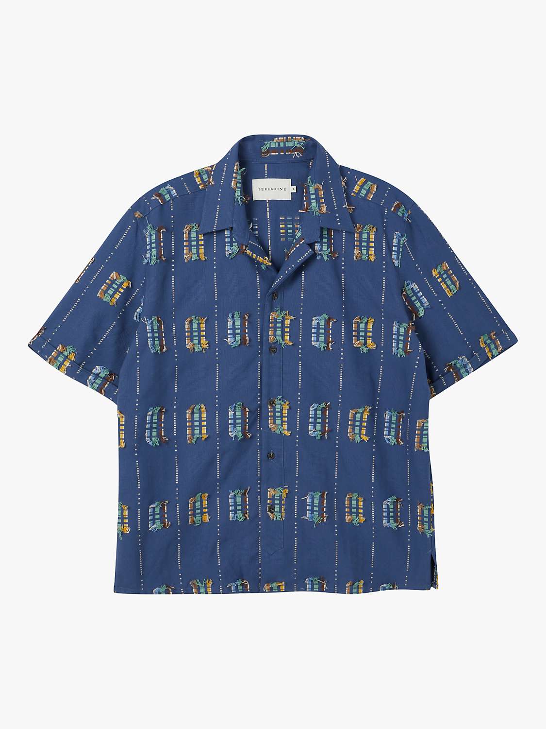 Buy Peregrine Creek Short Sleeve Shirt, Blue/Multi Online at johnlewis.com
