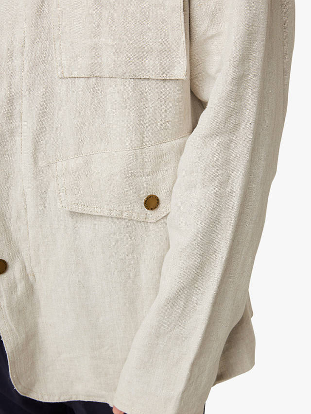 Peregrine Malvern Linen Jacket, Natural