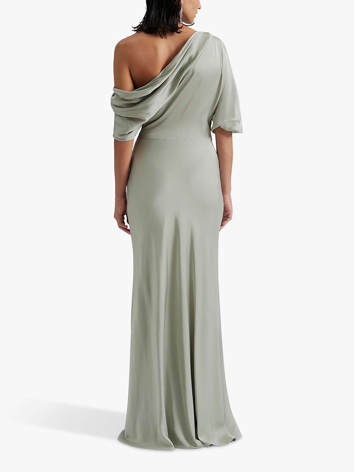 Buy Malina Marisa One Shoulder Satin Maxi Dress Online at johnlewis.com