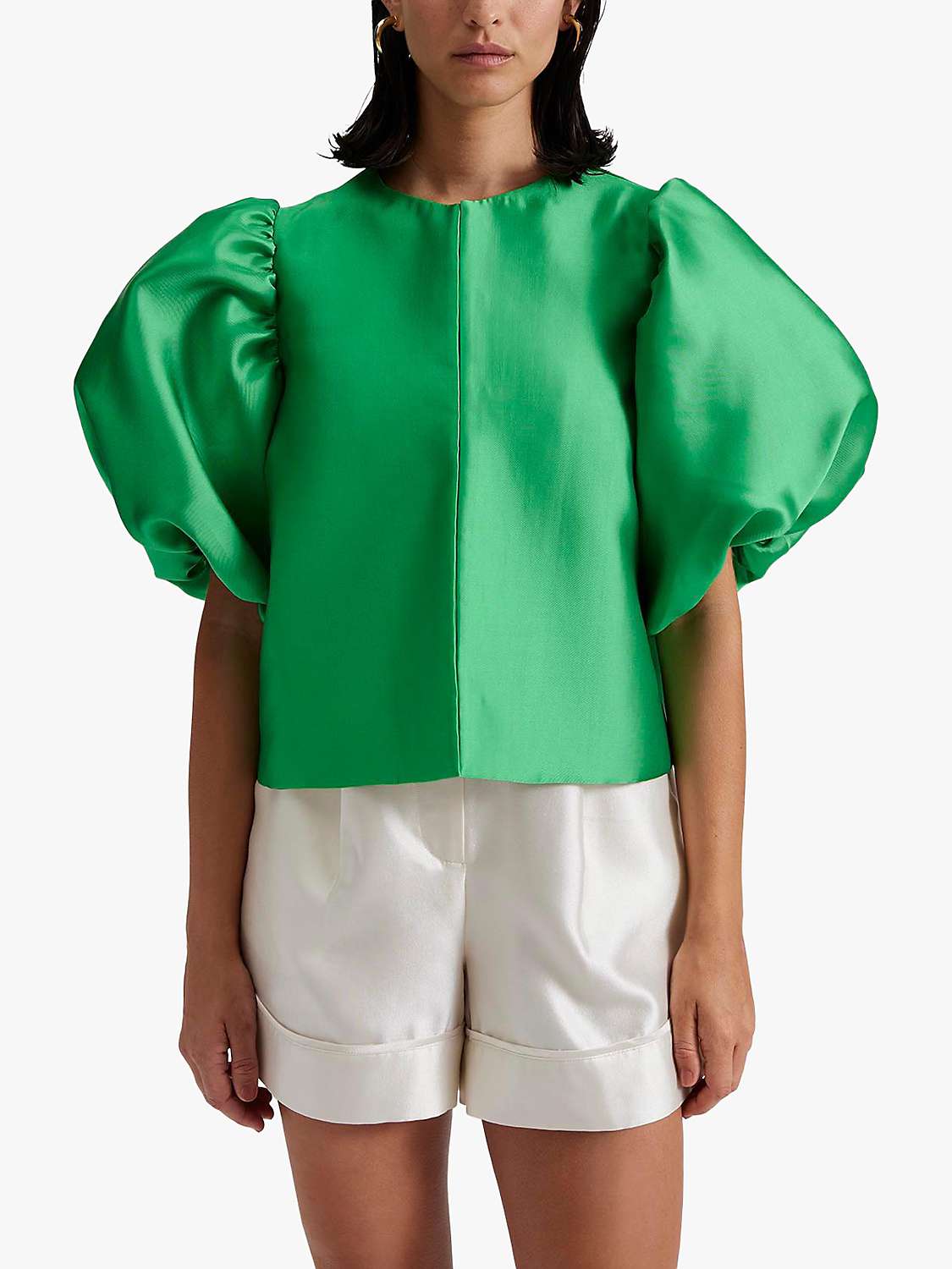 Buy Malina Cleo Oversized Puff Sleeve Blouse Online at johnlewis.com