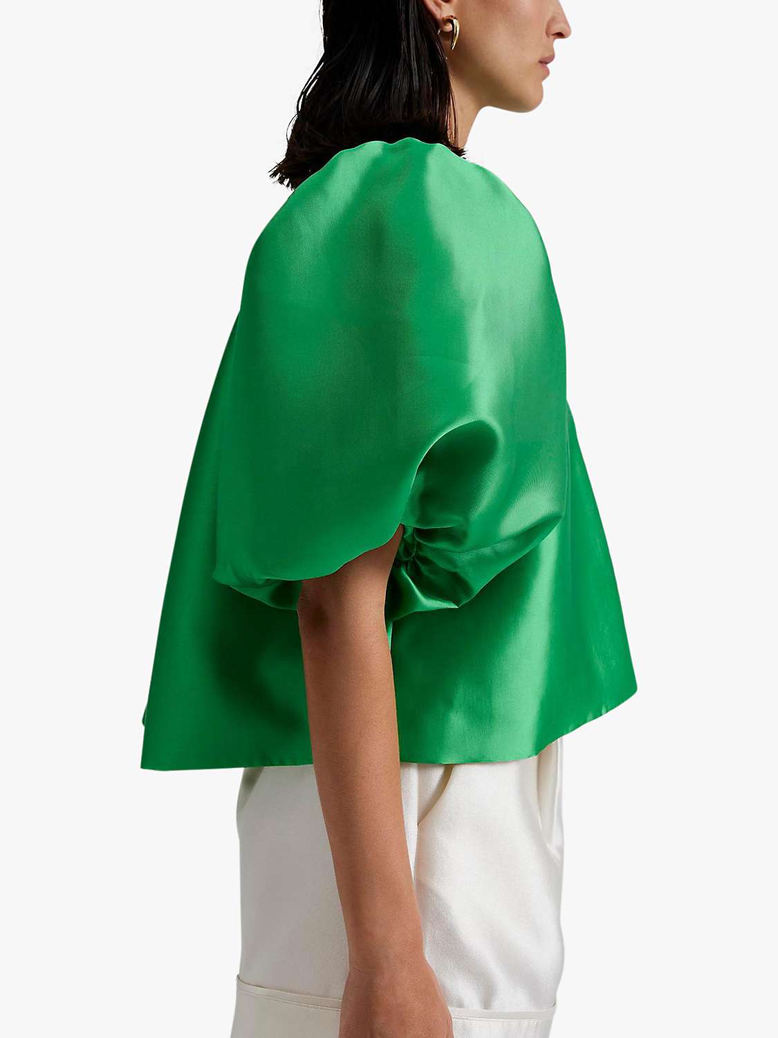 Buy Malina Cleo Oversized Puff Sleeve Blouse Online at johnlewis.com