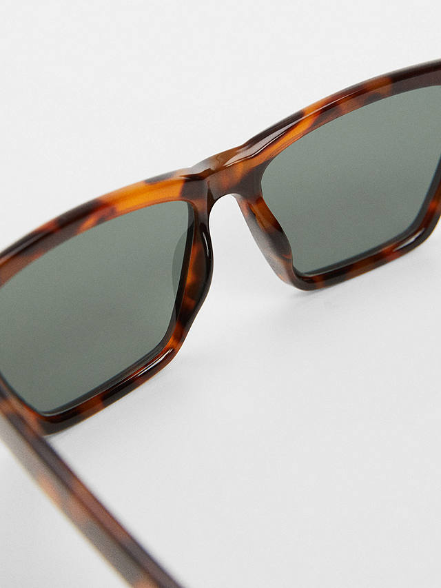 Mango Fatima Sunglasses, Dark Brown