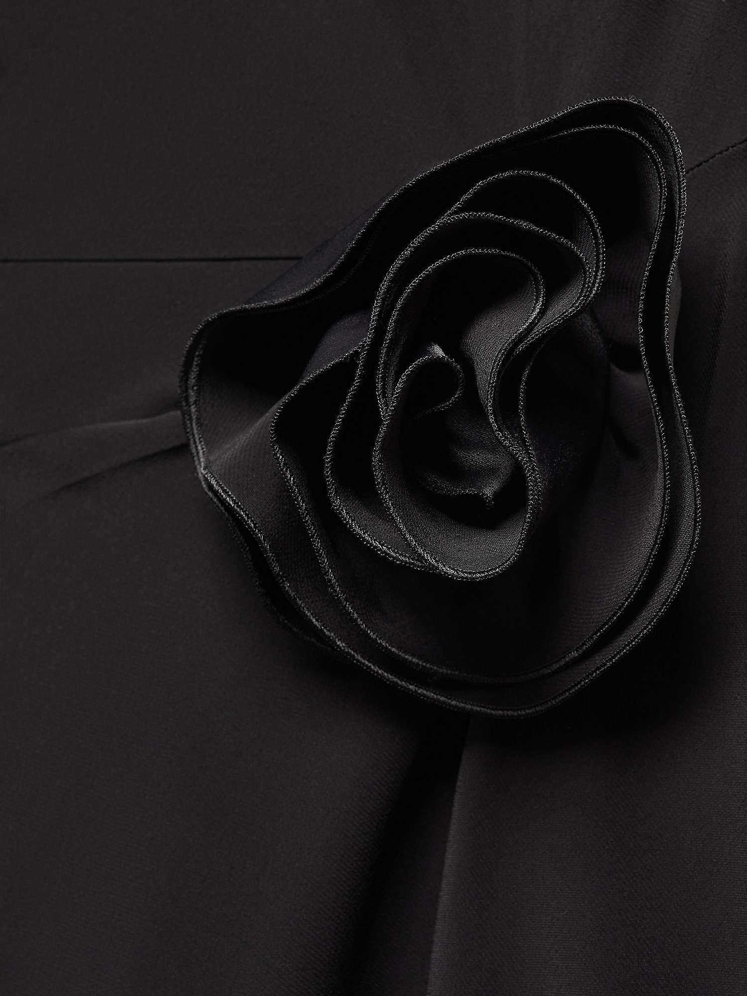 Buy Mango Gardenia Asymmetrical Flower Maxi Dress, Black Online at johnlewis.com