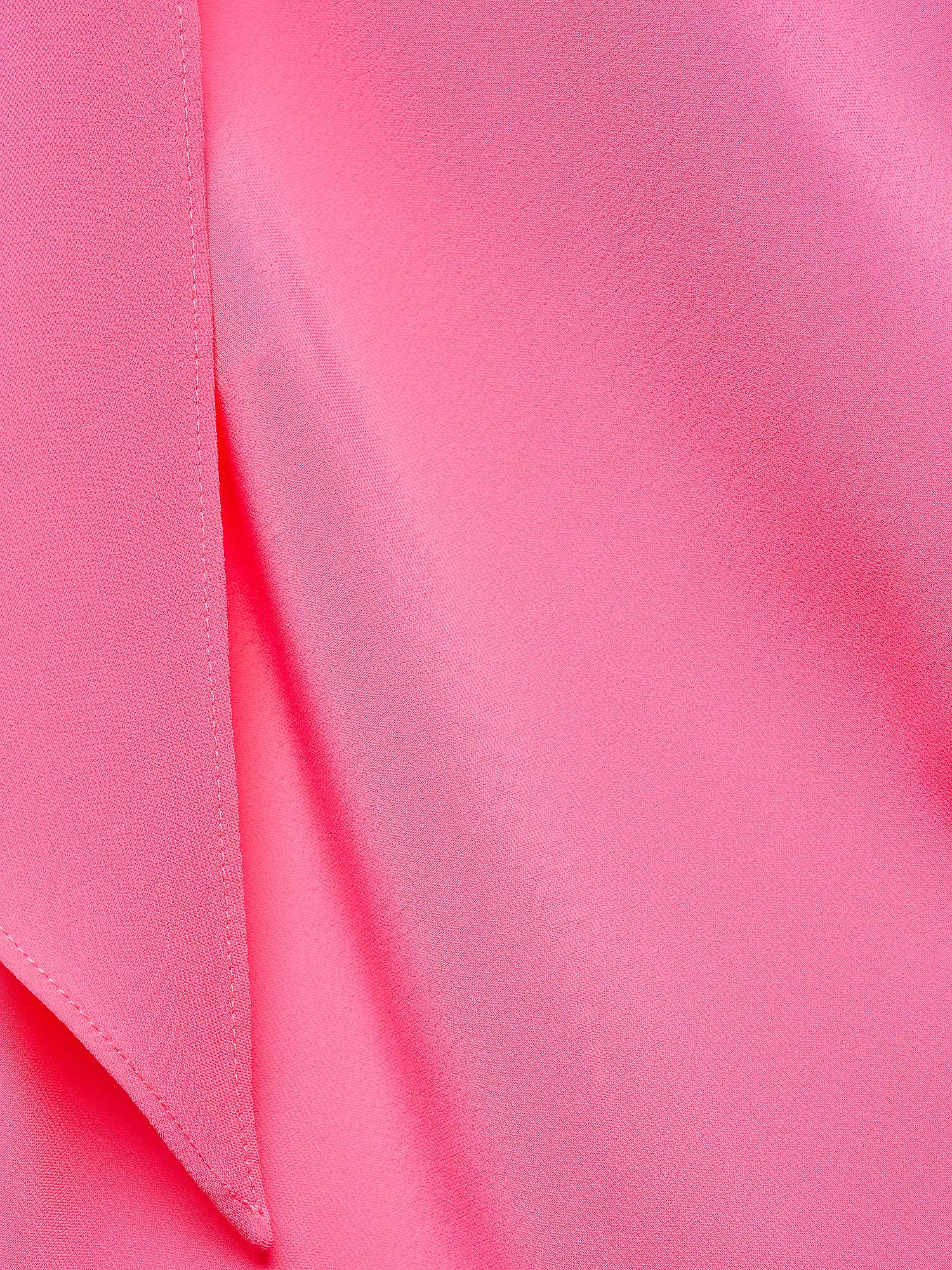 Buy Mango Lazaro Asymmetric Bow Maxi Dress, Pink Online at johnlewis.com