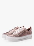 Moda in Pelle Filician Low Top Leather Trainers, Stone