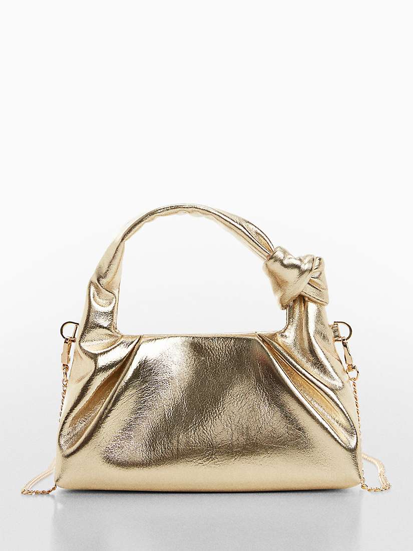 Buy Mango Agata Chain Mini Bag, Gold Online at johnlewis.com
