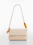 Mango Pachuru Mini Shoulder Bag, Light Beige