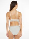 Tommy Hilfiger Unlined Triangle Mesh Bra, Ivory