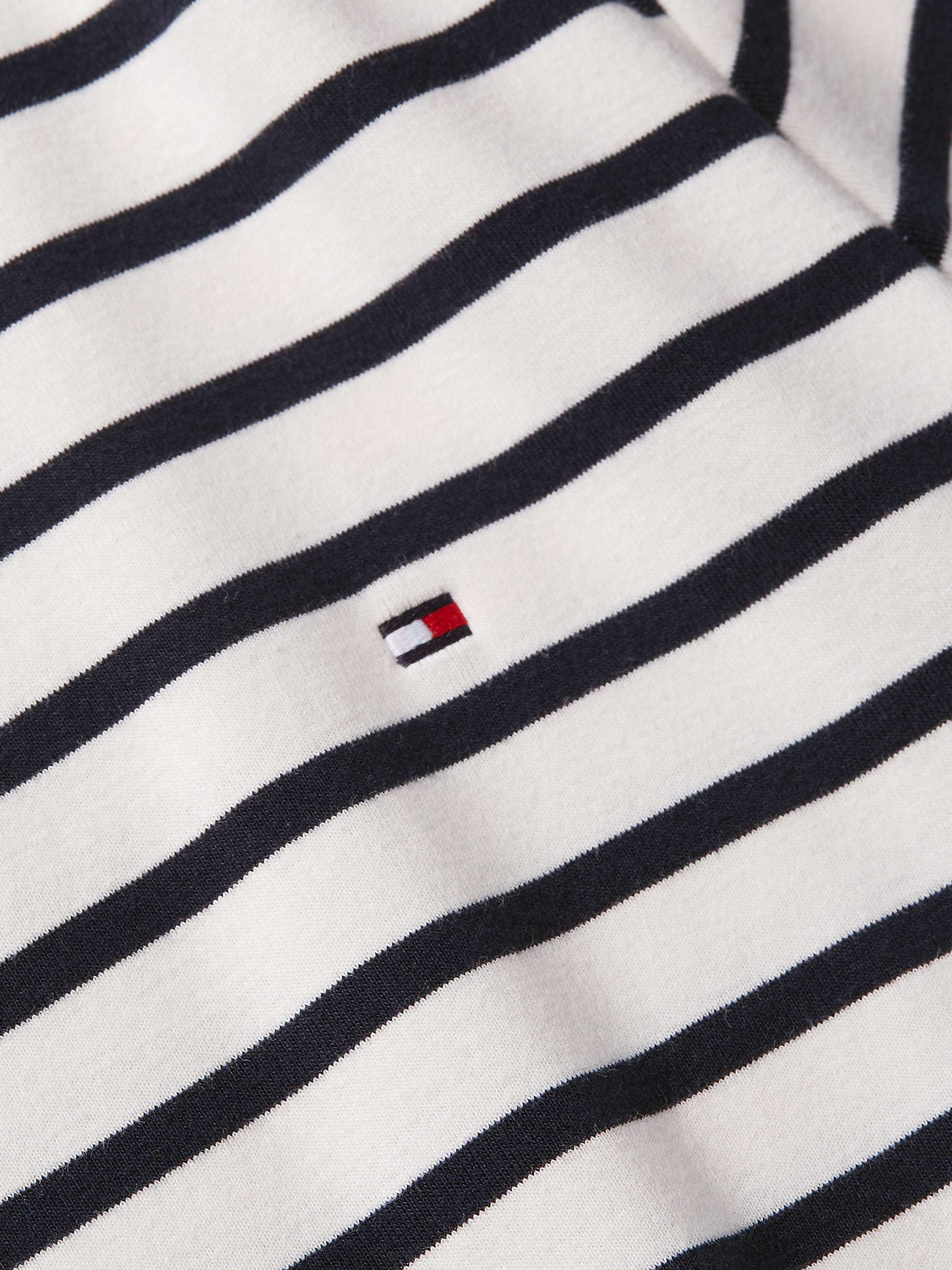 Buy Tommy Hilfiger Short Sleeve Stripe T-Shirt, Ecru/Desert Sky Online at johnlewis.com
