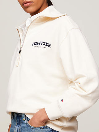 Tommy Hilfiger Half Zip Sweatshirt, Calico