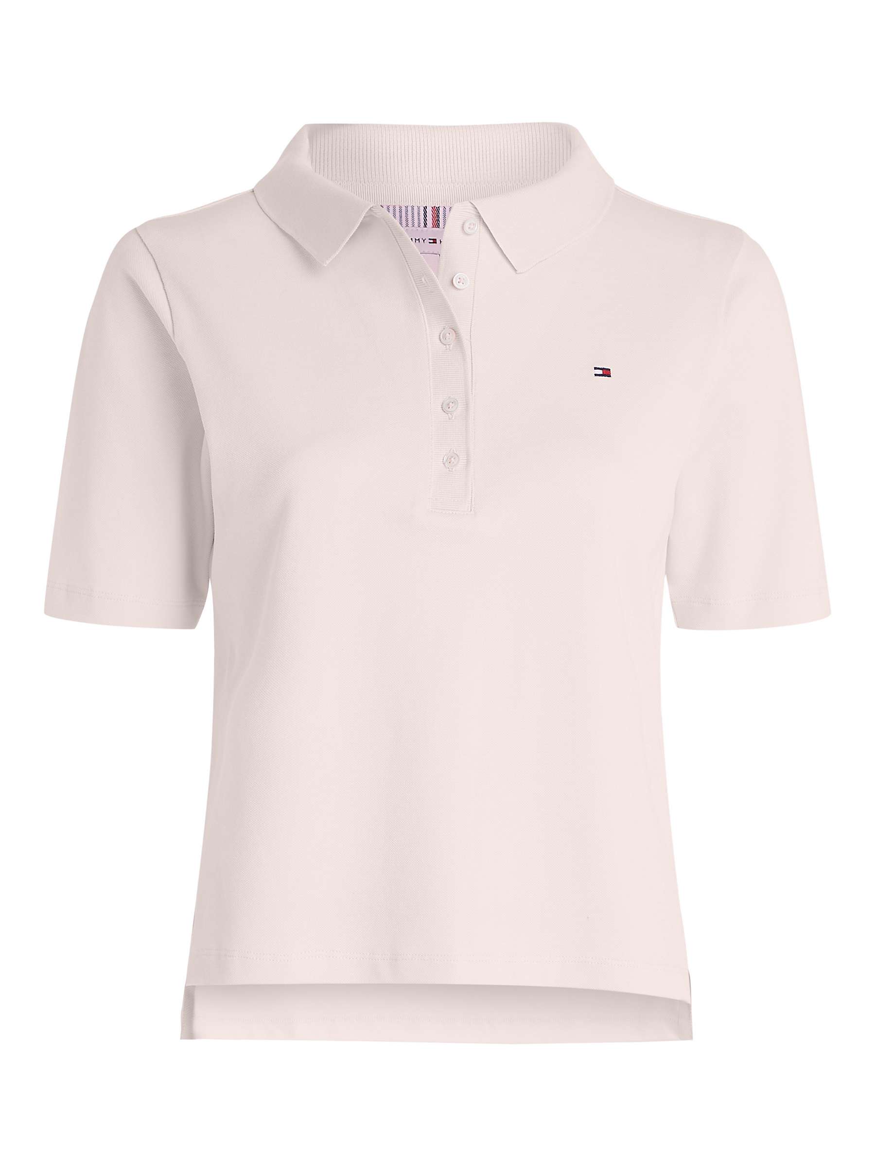 Buy Tommy Hilfiger Short Sleeve Polo T-Shirt, Whimsy Pink Online at johnlewis.com