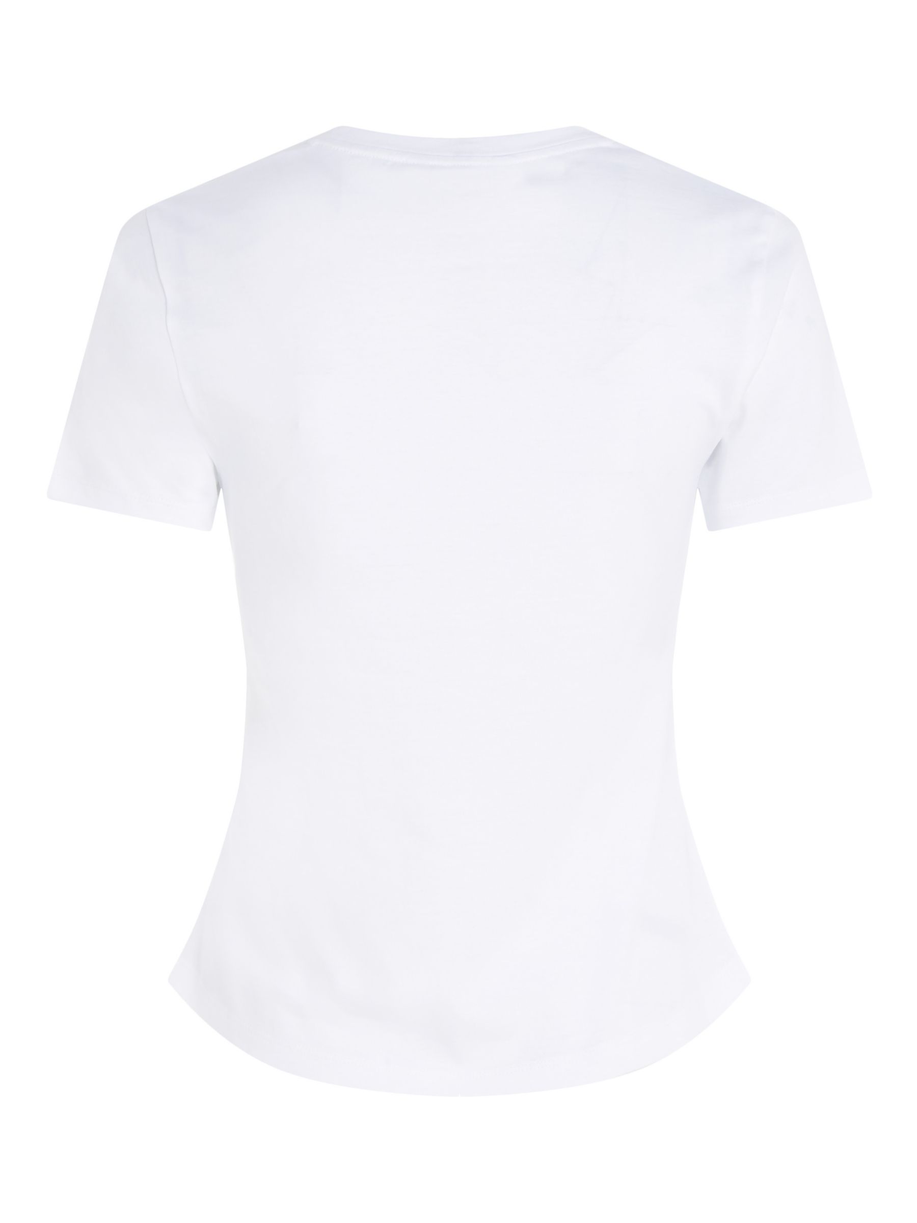 Tommy Hilfiger Slim Fit Logo T-Shirt, Optic White, L