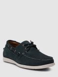 Rodd & Gunn Gordons Bay Suede / Leather Slip On Boat Shoes, Indigo