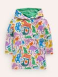 Mini Boden Kids' Safari Friends Towelling Throw-On, Multi