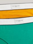 Tommy Hilfiger Kids' Bikini Briefs, Pack of 2, Olympic Green/Multi