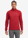 Montane Protium Lightweight Breathable Half Zip Pull On, Acer Red