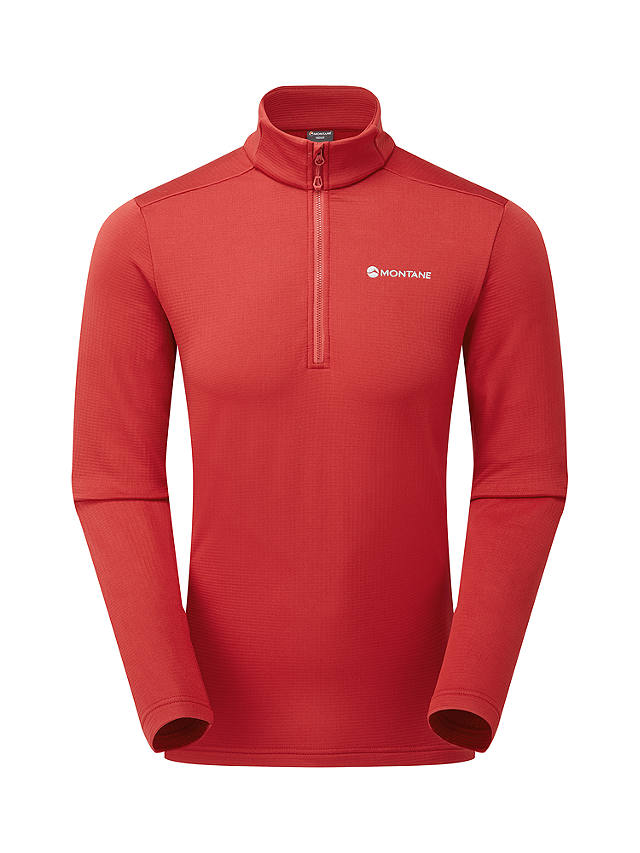 Montane Protium Lightweight Breathable Half Zip Pull On, Acer Red