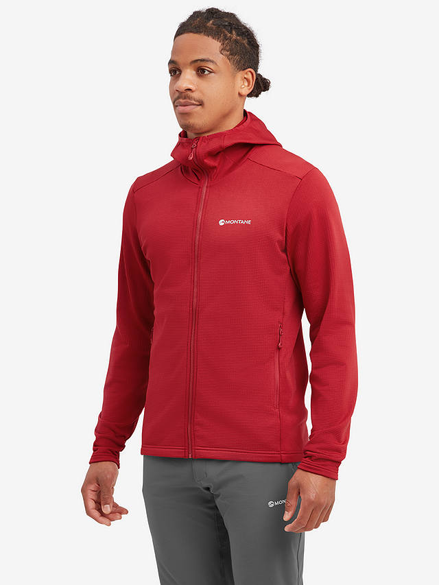 Montane Protium Lightweight Breathable Zipped Hoodie, Acer Red