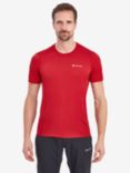Montane Dart Lite Recycled T-Shirt Baselayer, Acer Red