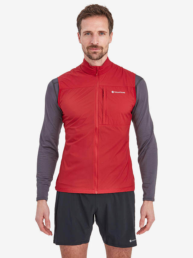 Montane Featherlite Windproof Gilet, Acer Red