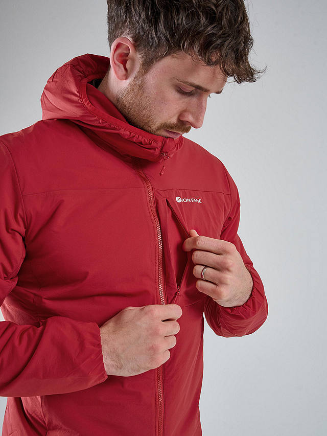 Montane Fireball Men's Insulated Water Repellent Jacket, Acer Red