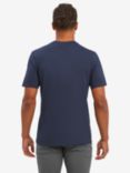 Montane Mono Logo Organic Cotton T-Shirt, Blue