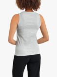 Sisters Point Slim Fitted Rib Tank Top, Grey Mel