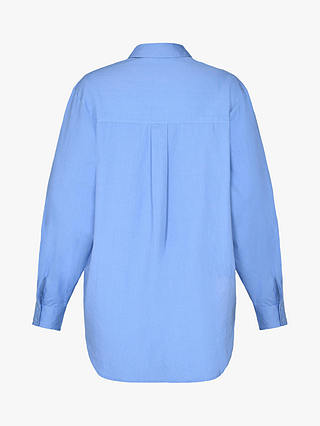 Sisters Point Oversized Cotton Shirt, Light Blue