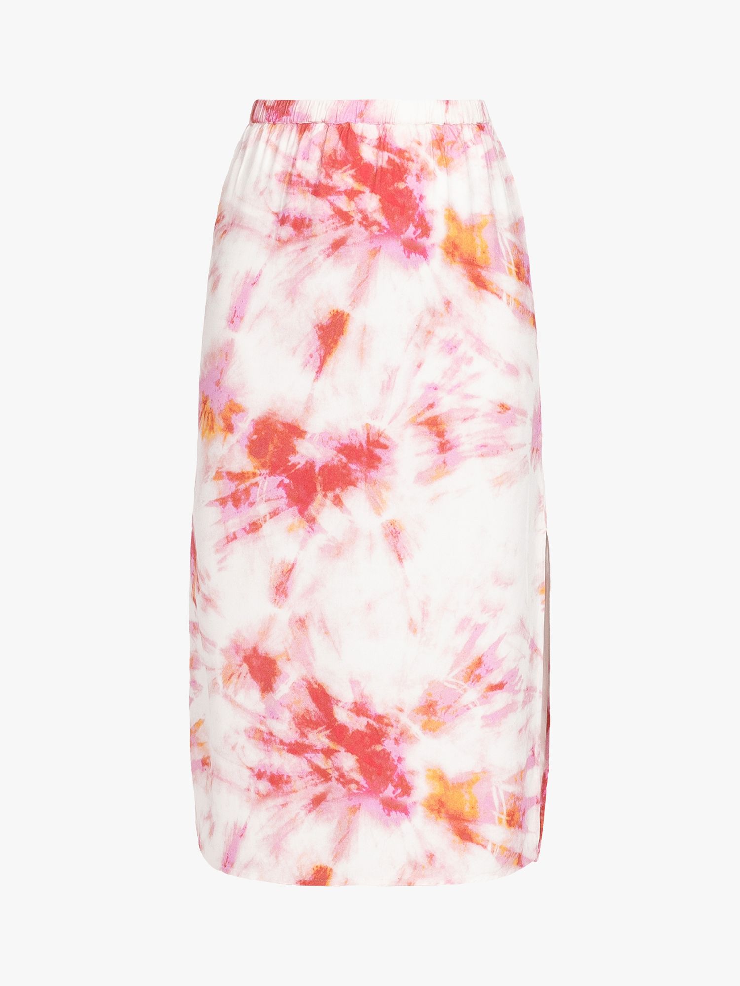 Buy Sisters Point Isva Tie Dye Midi Skirt, Pink Online at johnlewis.com