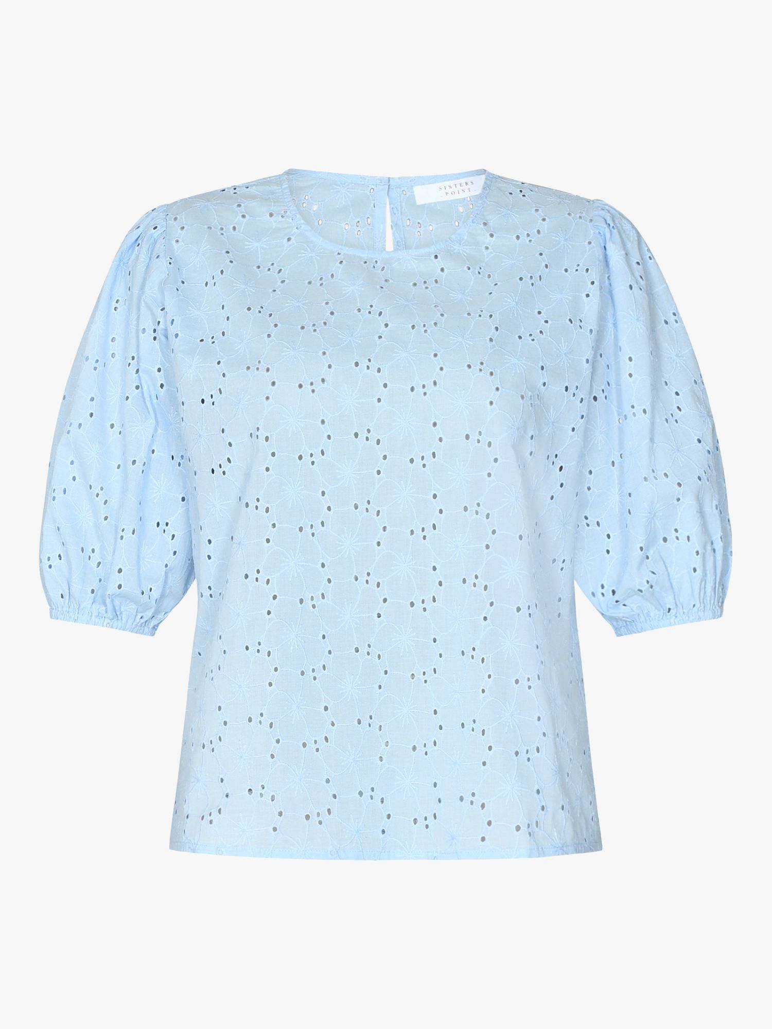 Buy Sisters Point Floral Embroidery Cotton Blouse Online at johnlewis.com