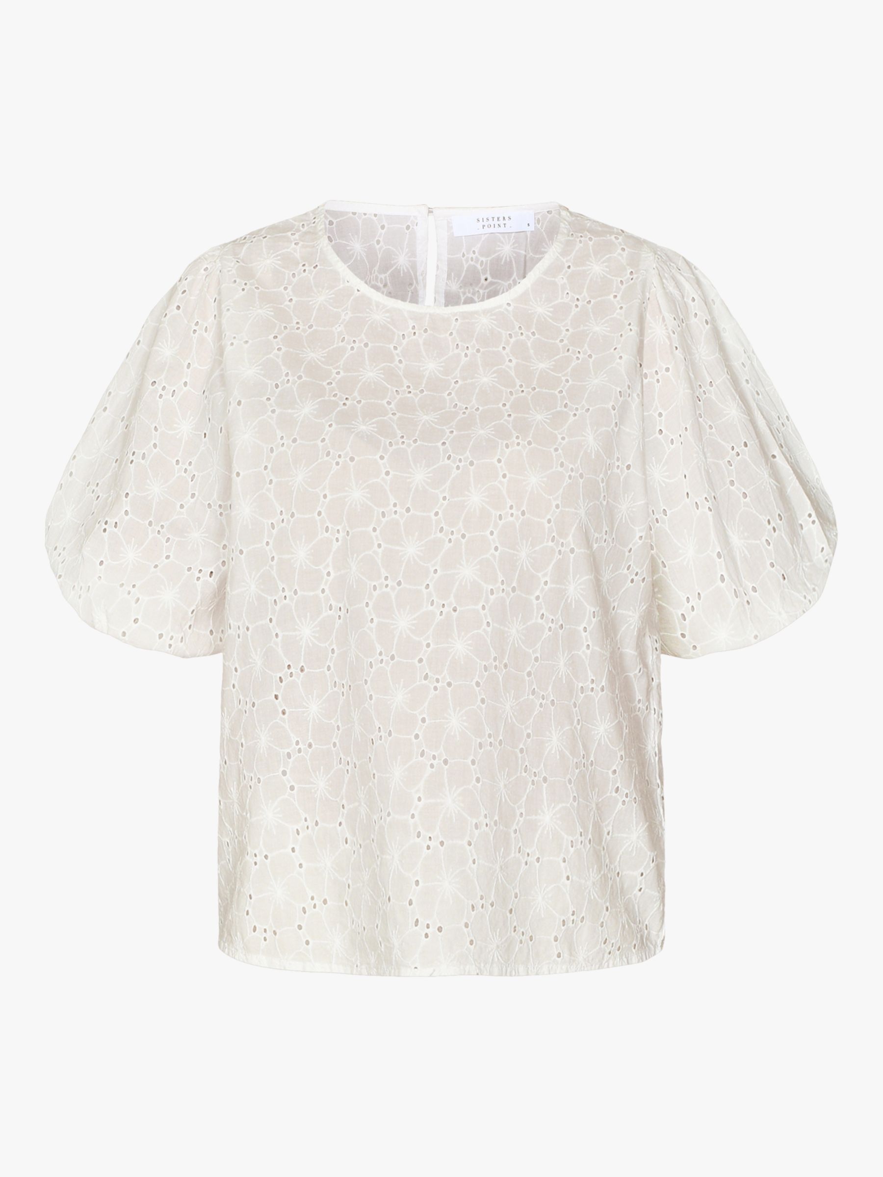Buy Sisters Point Floral Embroidery Cotton Blouse Online at johnlewis.com