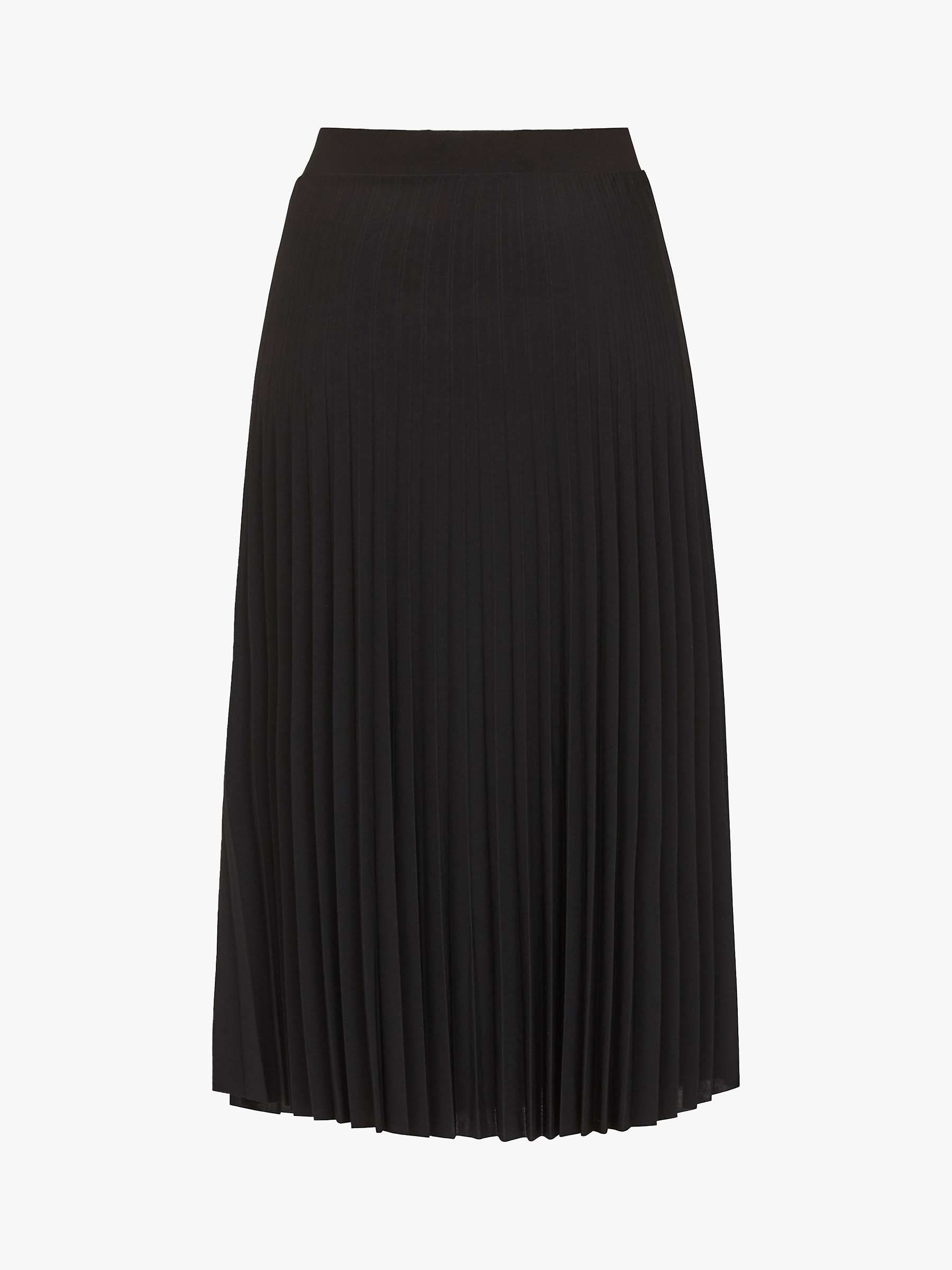 Buy Sisters Point Pleated Midi Skirt, Black Online at johnlewis.com