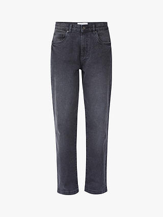 Sisters Point ODI-STRAIGHT D. High Waist Jeans, Grey