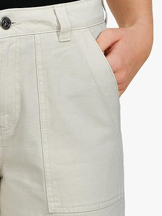 Sisters Point Otila Relaxed Fit Jeans, Cream