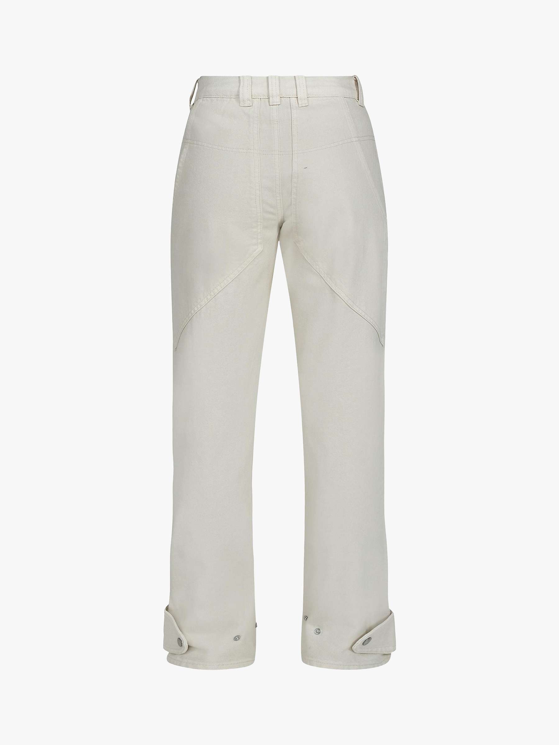 Buy Sisters Point Otila Relaxed Fit Jeans, Cream Online at johnlewis.com