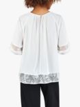 Sisters Point Eiya Loose Fitted Lace Top, Off White